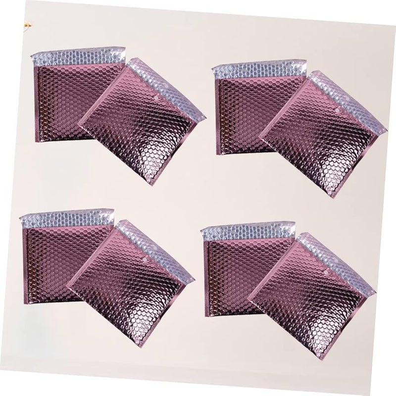 Tehaux 25 Pcs Rose Gold Envelope Shockproof Mailer Pouches for Books and Logistics Packaging - Image 3